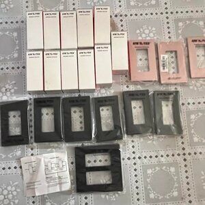 NEW LOT of 10 Enerlite Screwless Switchplate Covers & Switch Single Pole Wiring